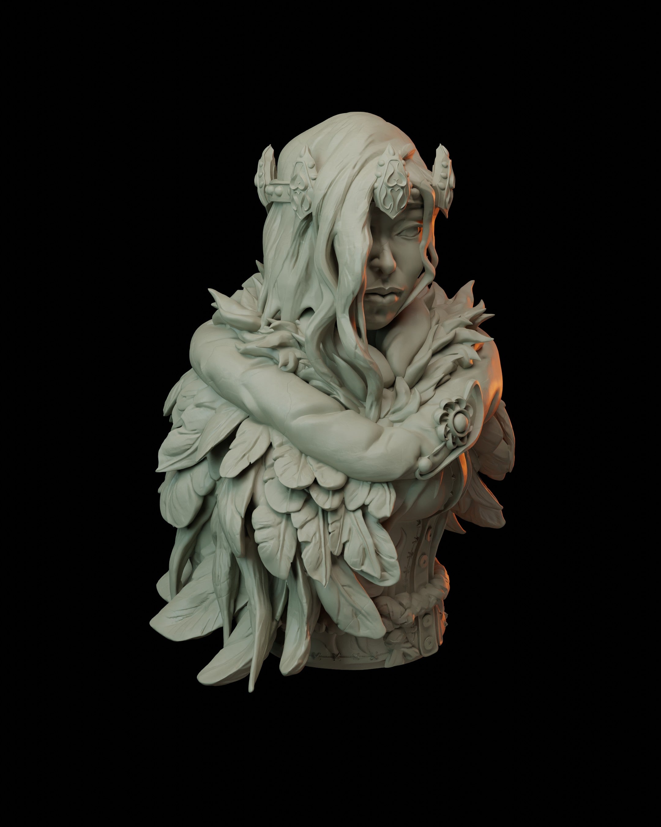 Druid Princess Bust