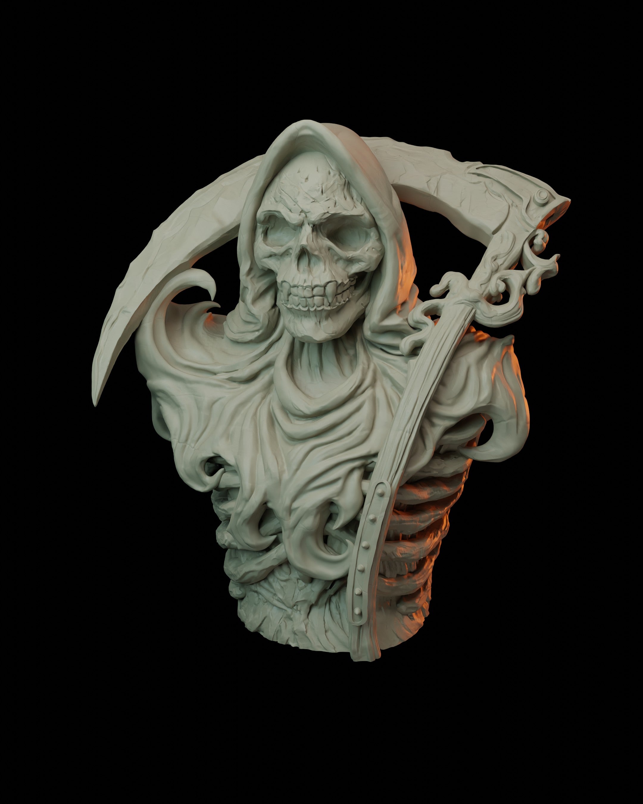 Grim Reaper Bust