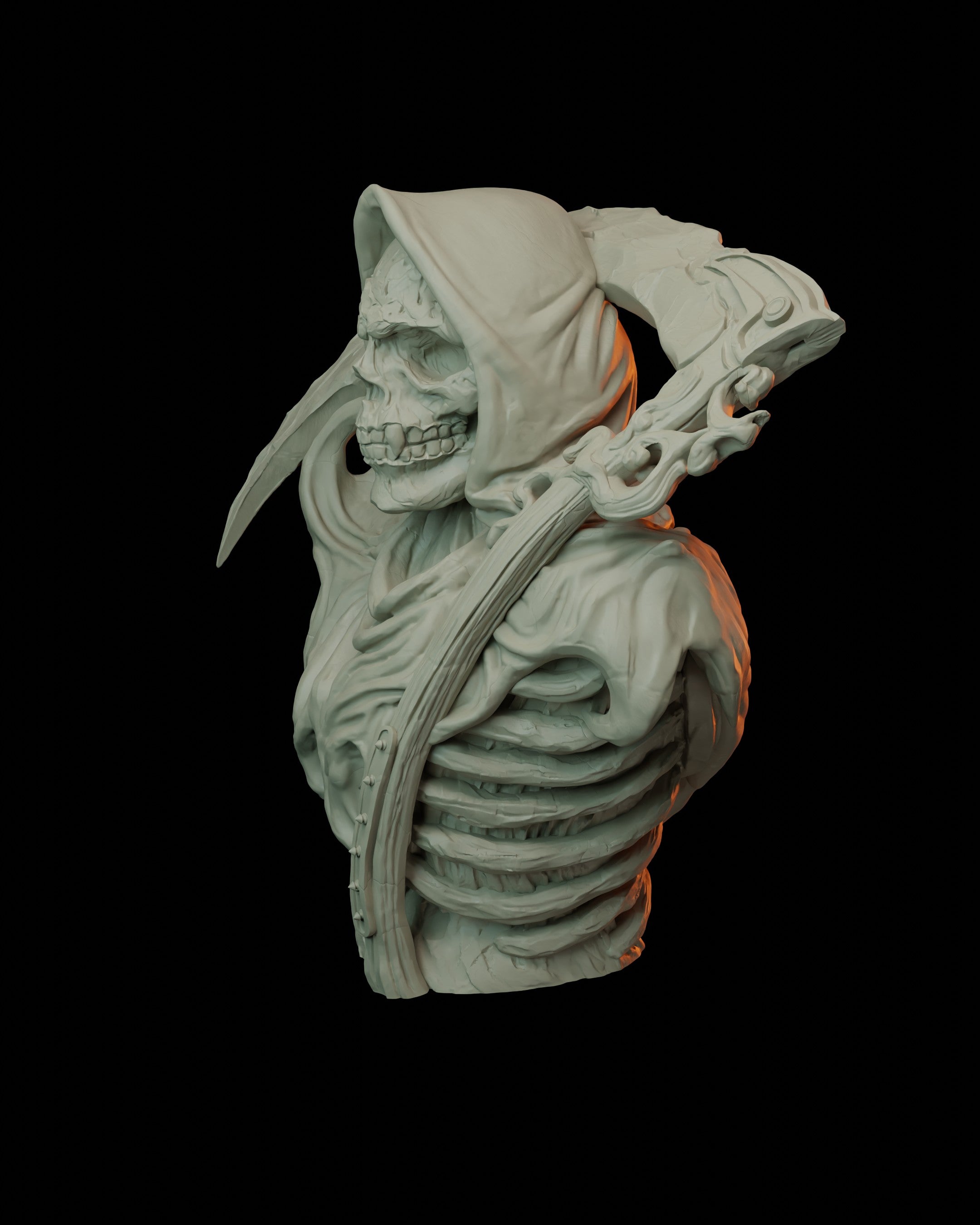 Grim Reaper Bust