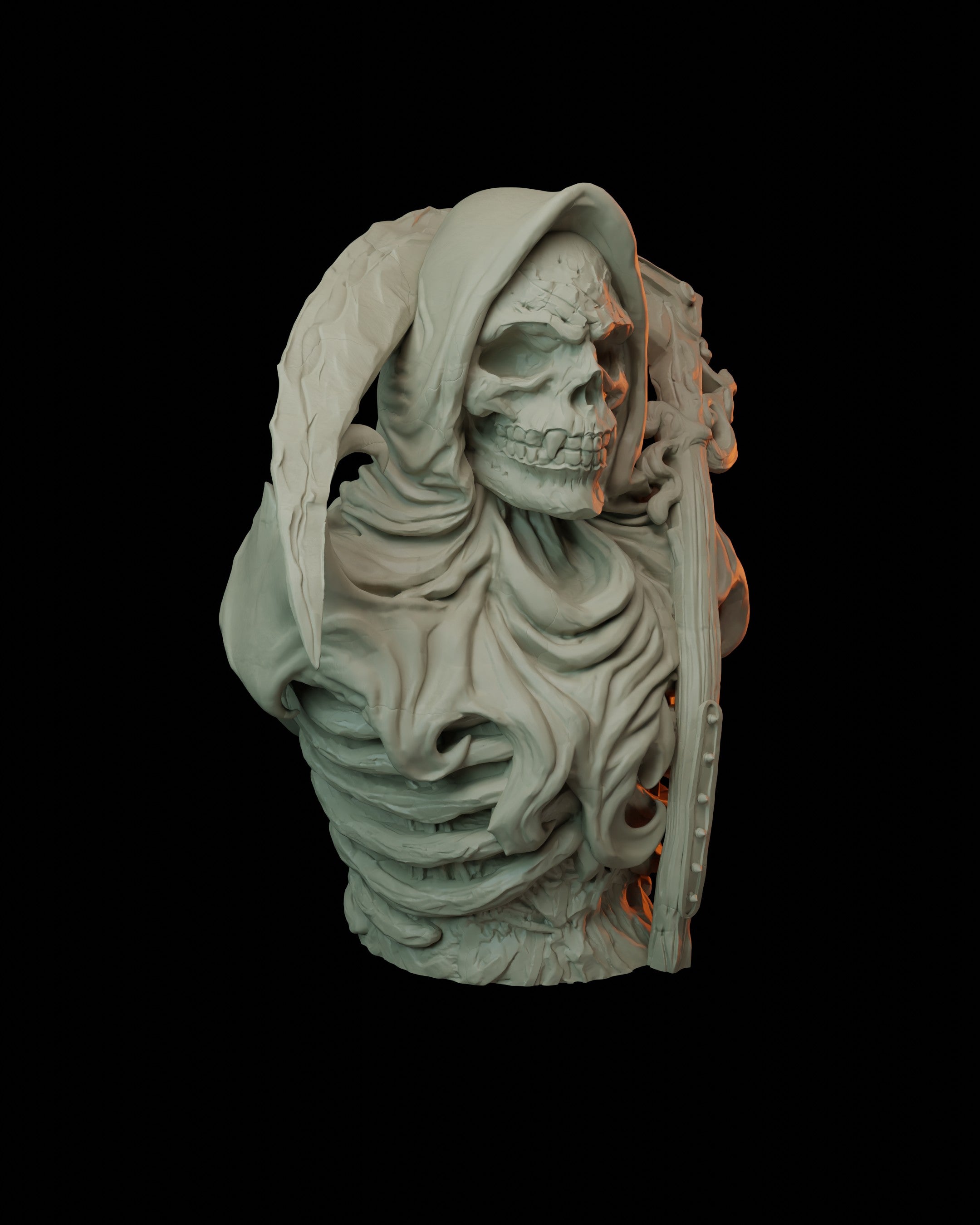Grim Reaper Bust