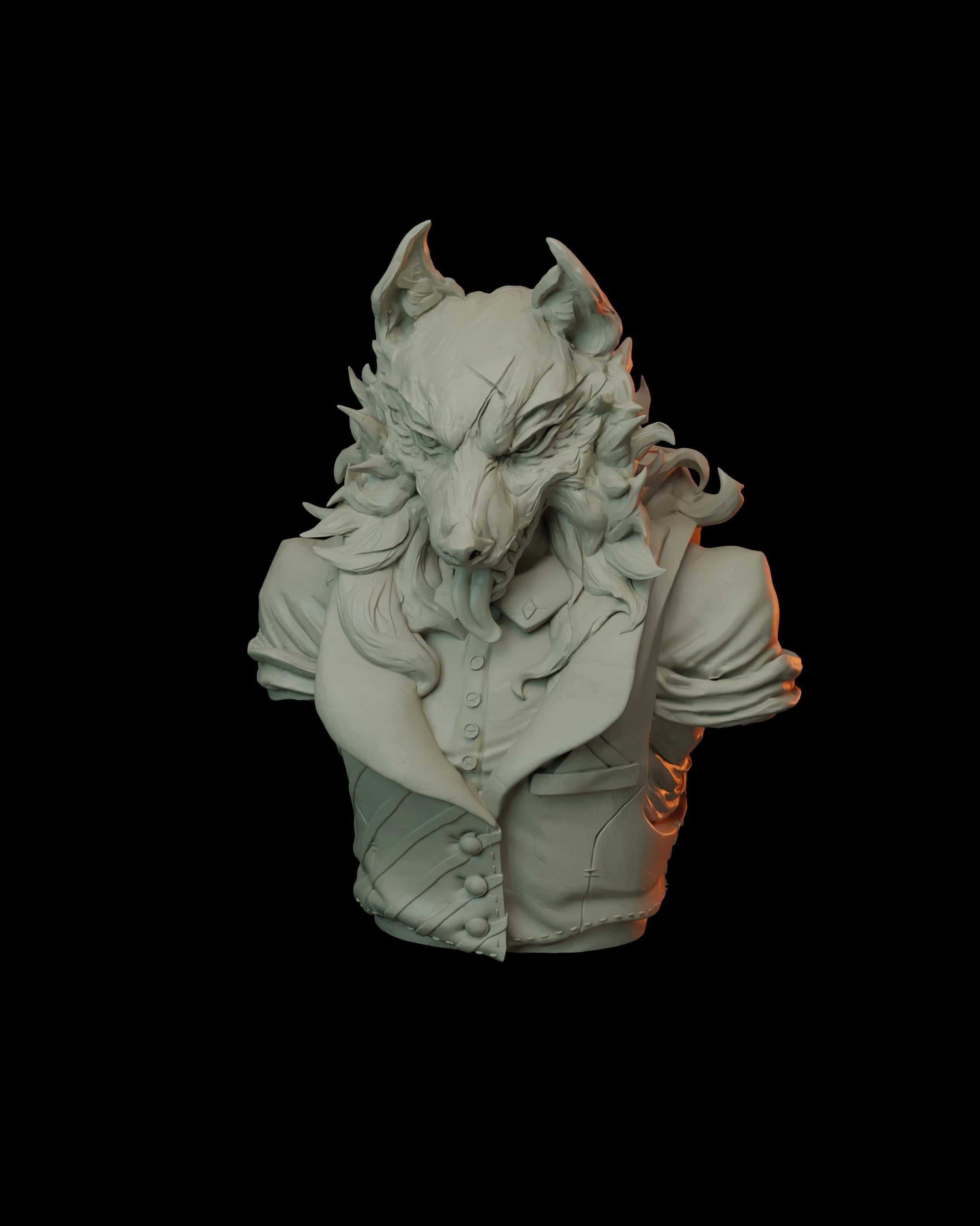 Wolfman Bust